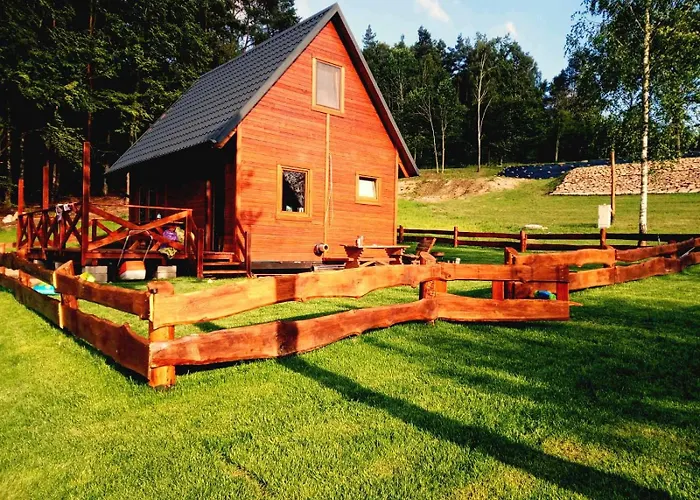 度假居 Kaszubskie Nad Jeziorem Bluj Glodowo (Koscierzyna)